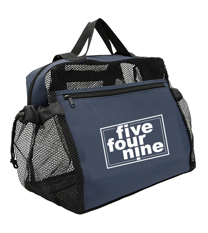 Mesh 600D Polyester Grab and Go Tote 1