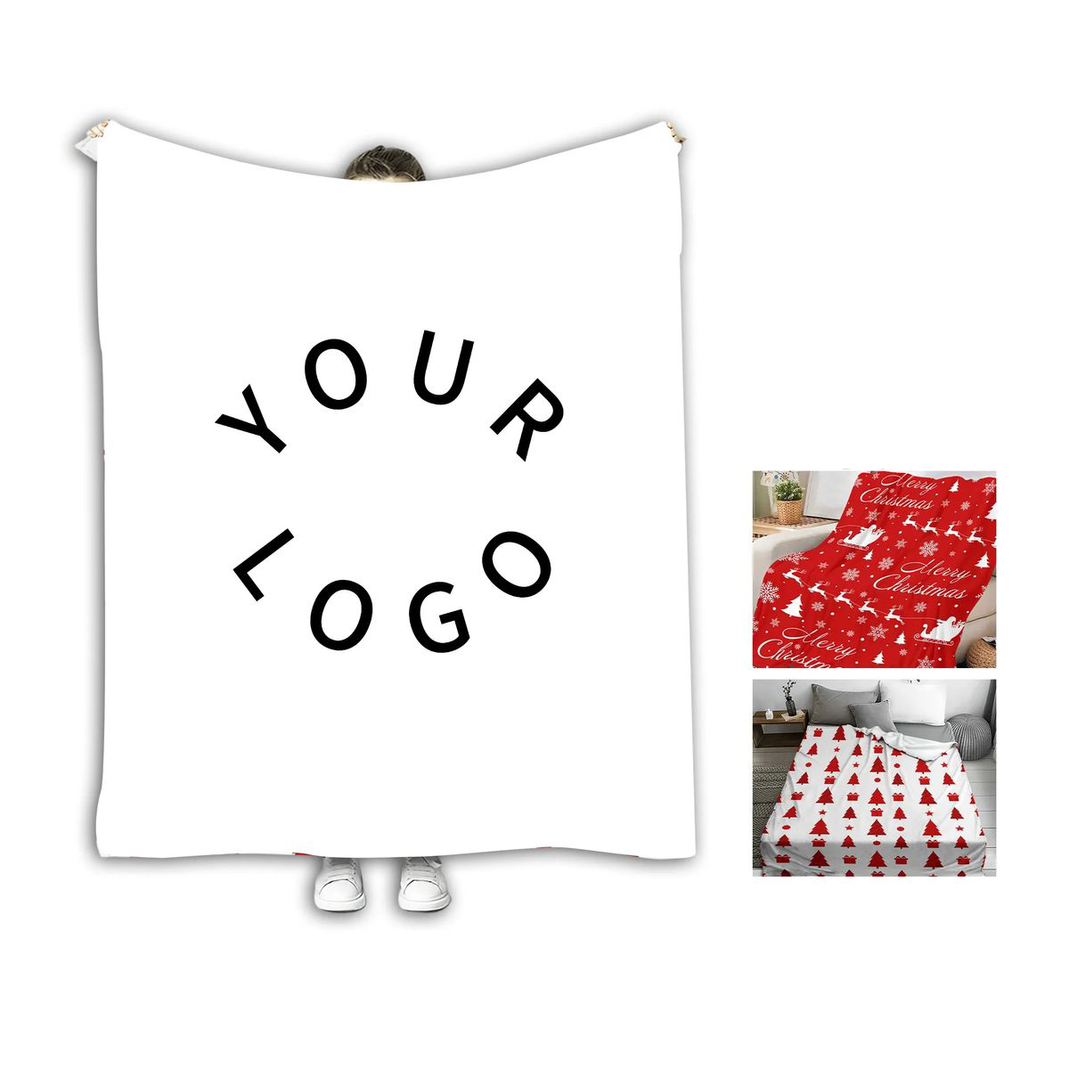 Soft Flannel Throw Blanket for Holiday Use 4