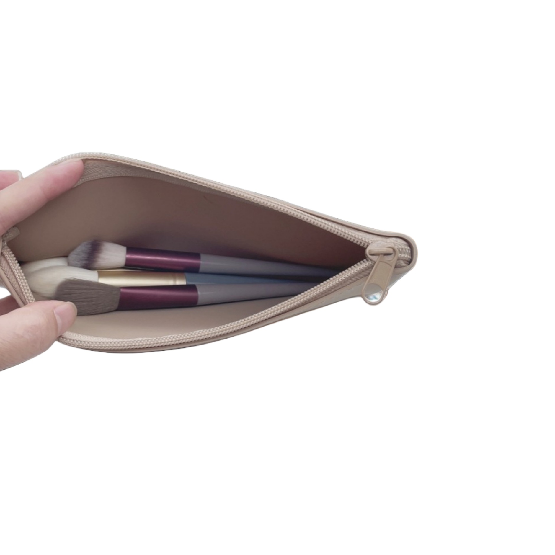 Silicone Makeup Bag Slim Cosmetic Bag 4