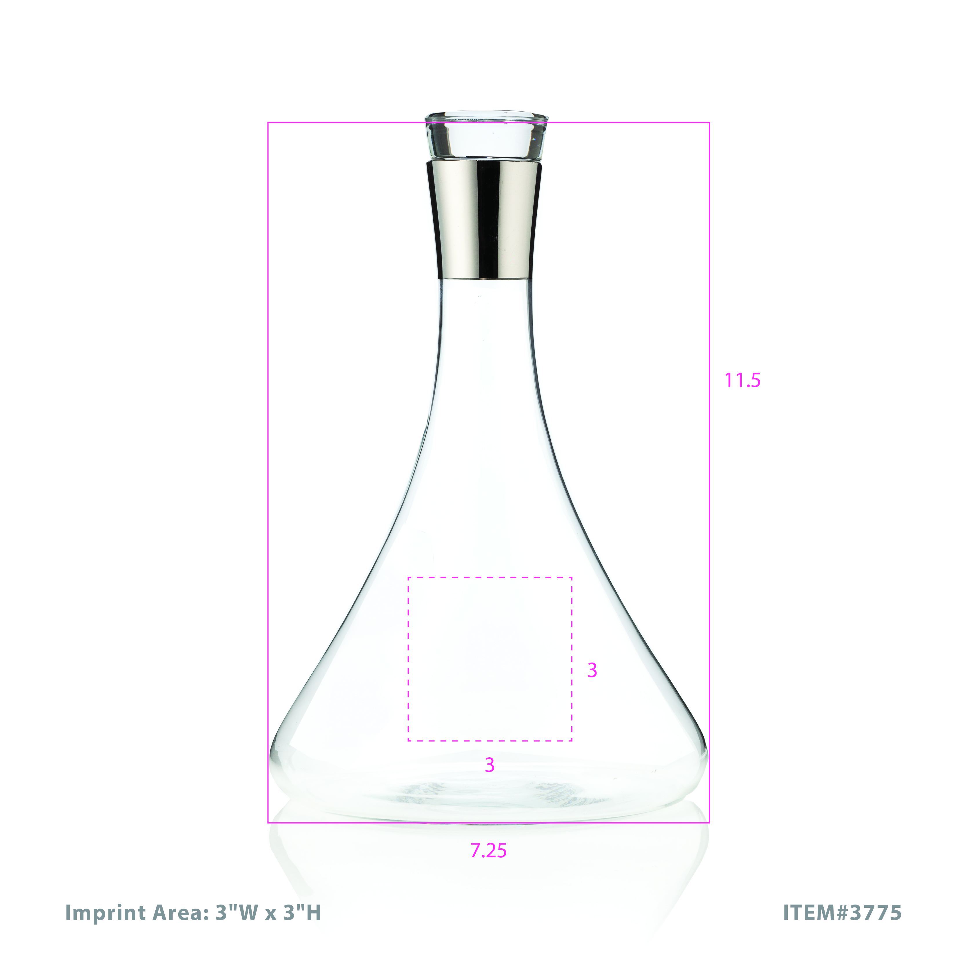 Viski® Chrome Decanter 4