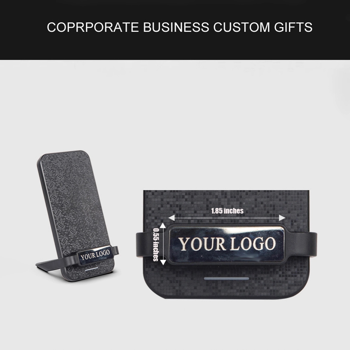 Customized Logo 10W Phone Stand Wireless Charger 7