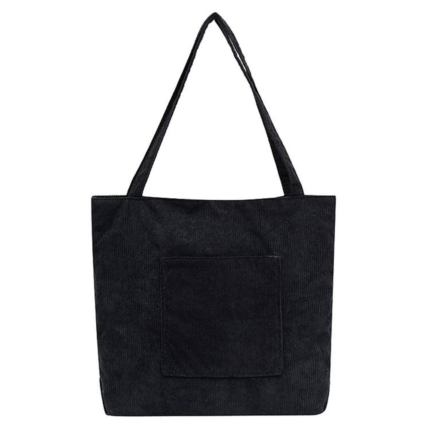 Customized Corduroy Tote Bag, custom tote bag with logo imprint 4