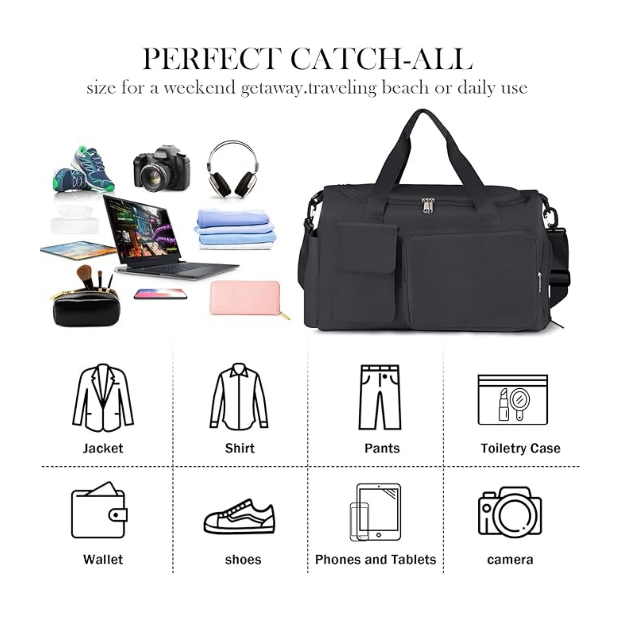 Large Capacity Bags with Wet And Dry Separation 3