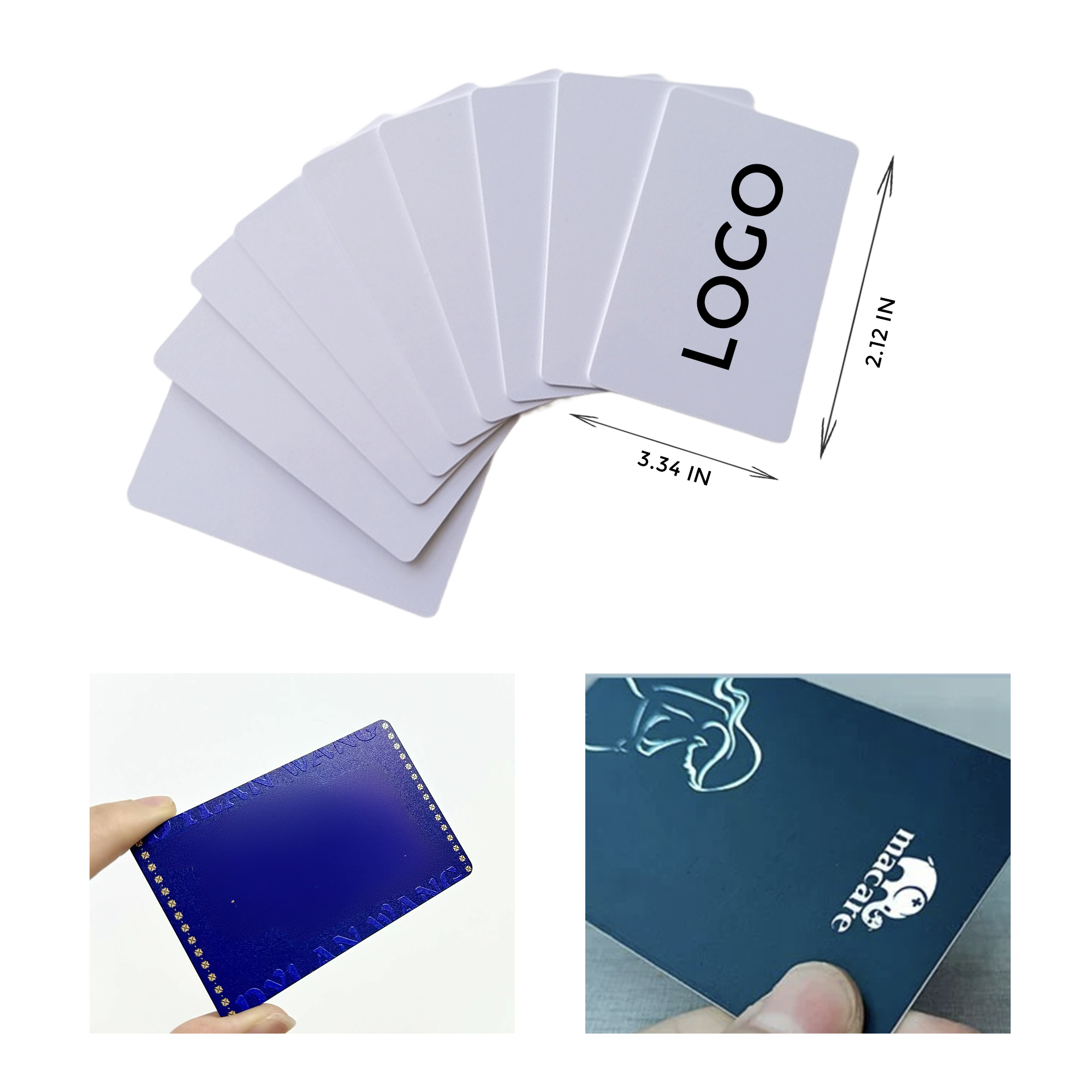 MOQ 50 PCS Versatile PVC Plastic Identity Card 2