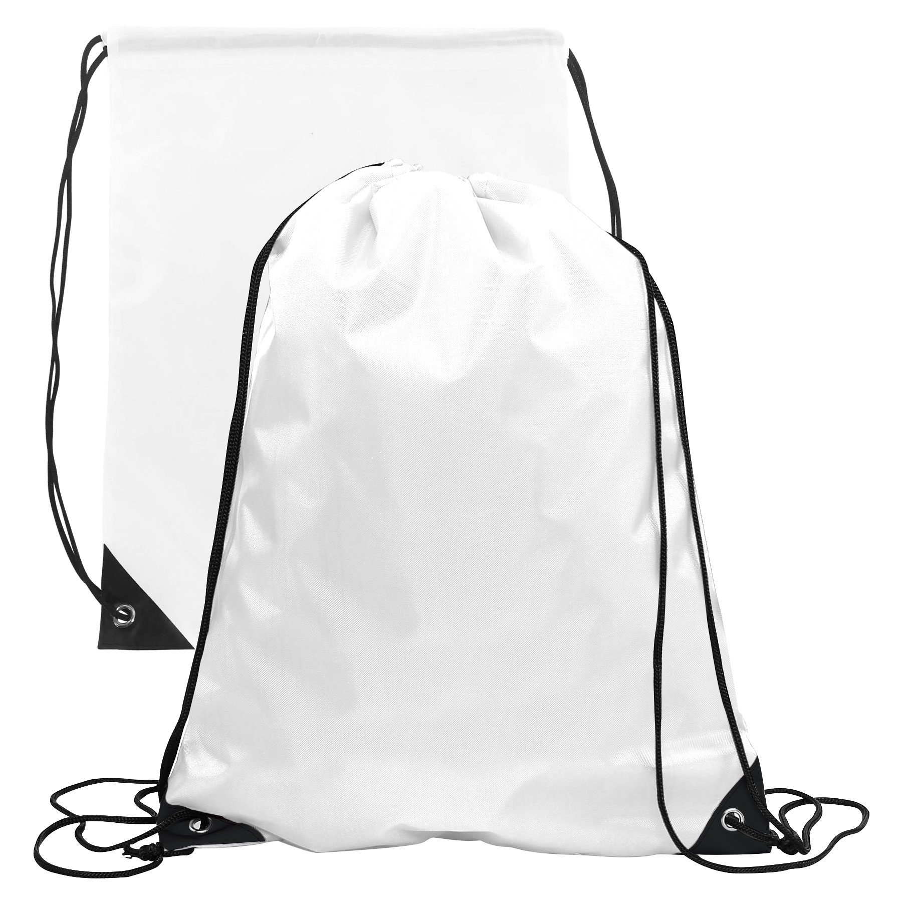210D Polyester Drawstring Backpack (13" x 17") 19