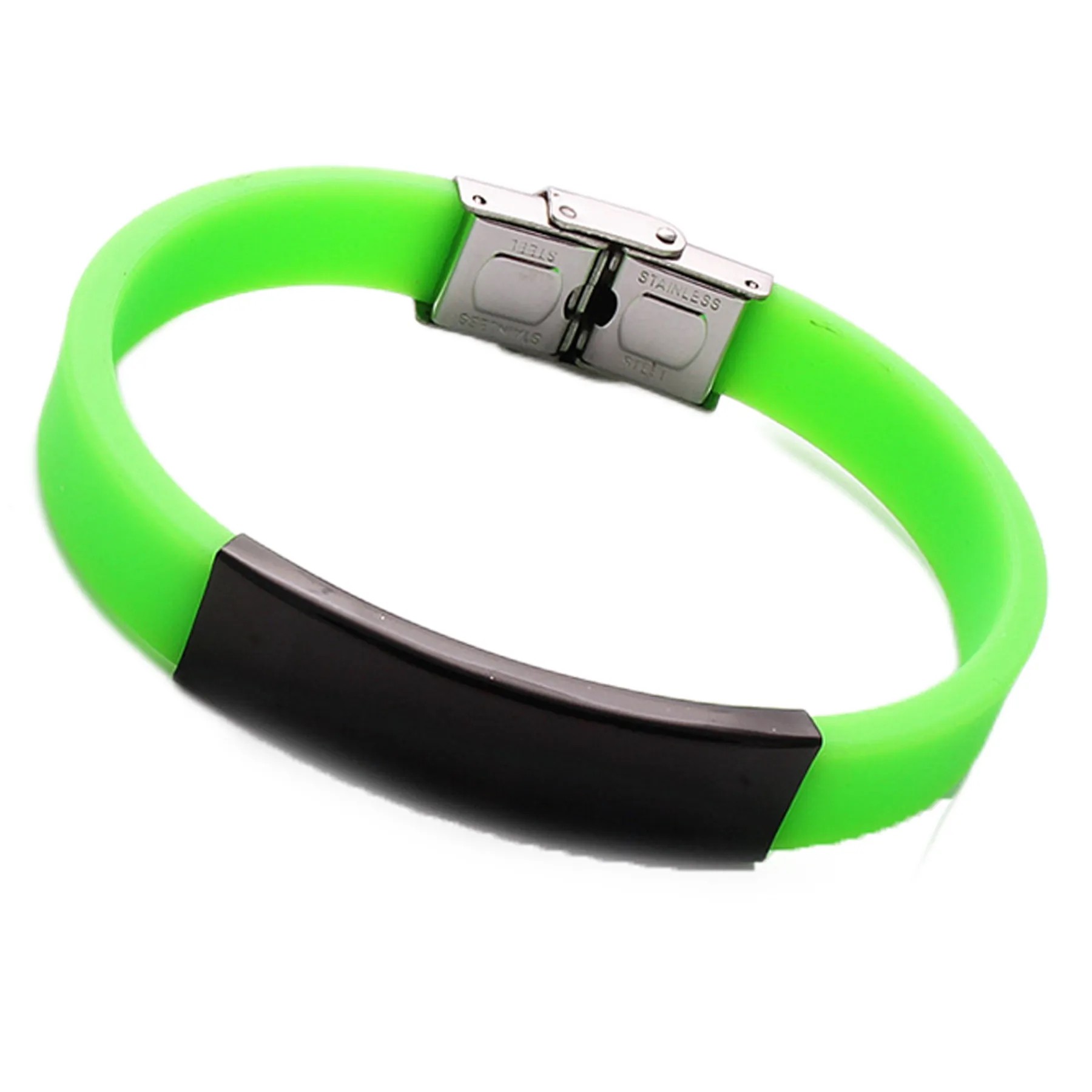 Men'S Personalized Silicone Bracelet 2
