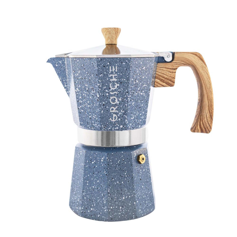 GROSCHE® MILANO Stone 9 Cup Stovetop Moka Pot Espresso Coffee Maker