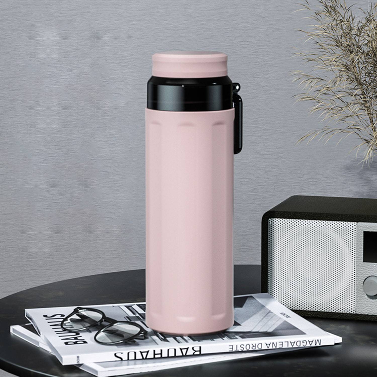 20OZ stainless steel tea separation insulated bottle, custom water bottle with logo imprint 4