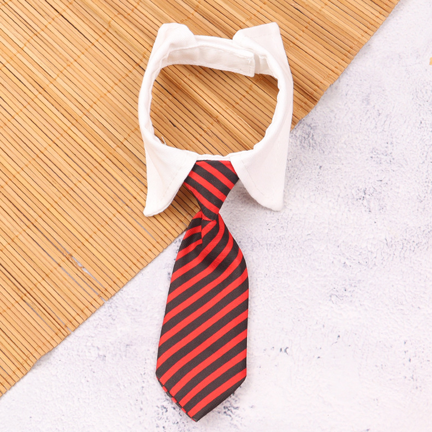 Adjustable Polycotton Pet Neck Tie 14
