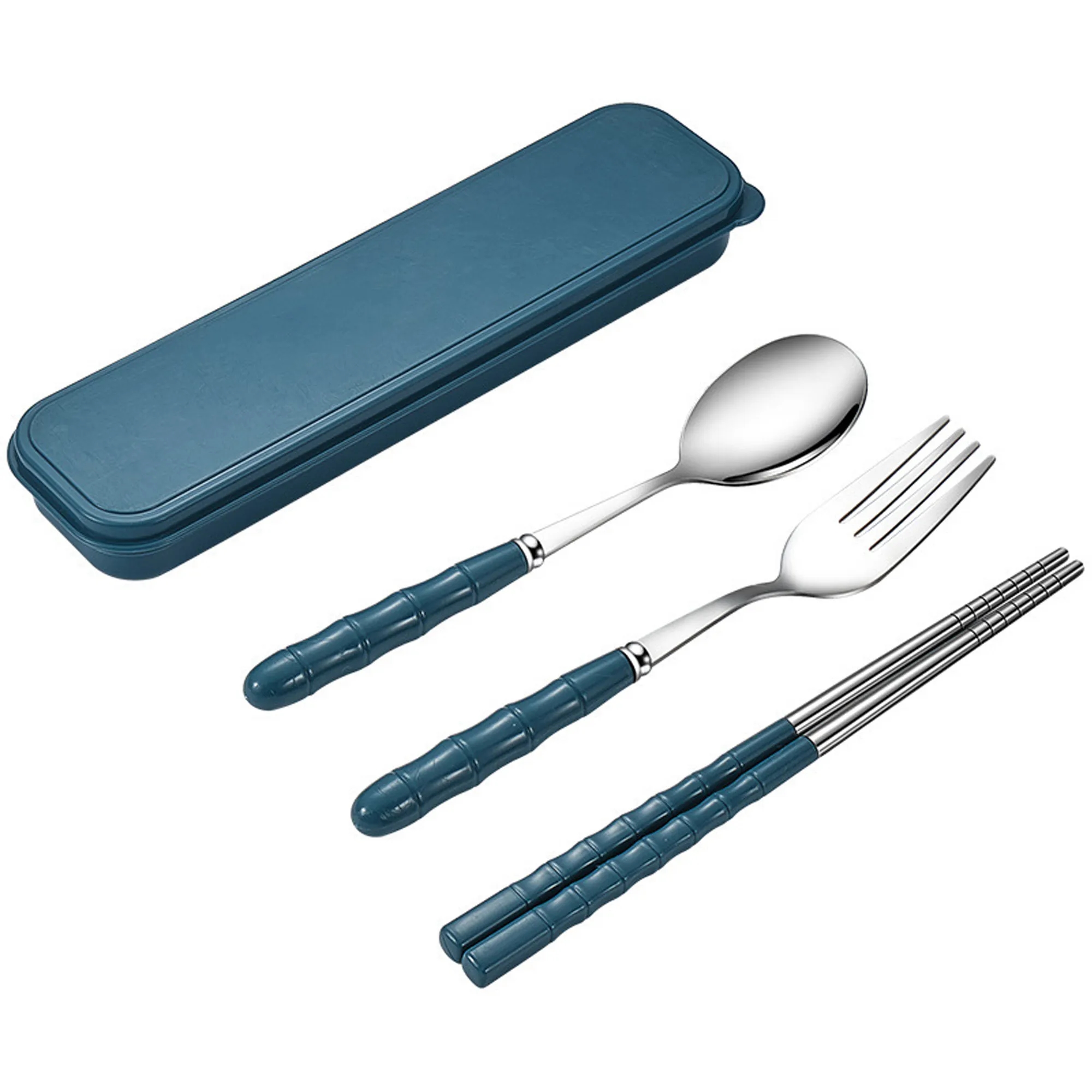 Stainless Steel Wheat Straw Cutlery Set 6