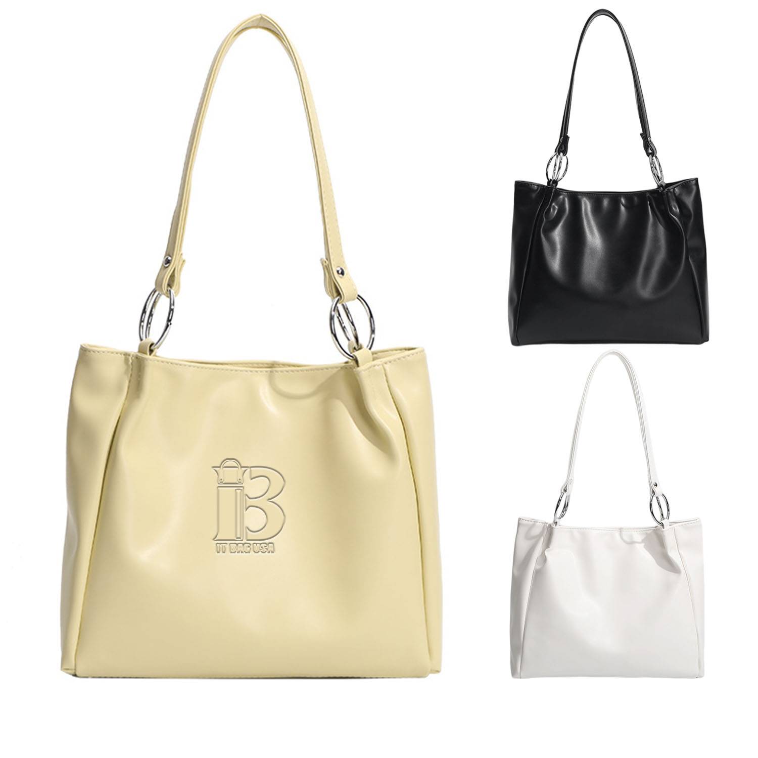 Fashion PU Leather tote bag 5