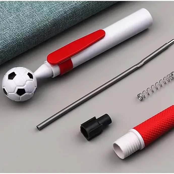 Custom Press-type Cartoon Soccer Shaped Ballpoint Pen 5