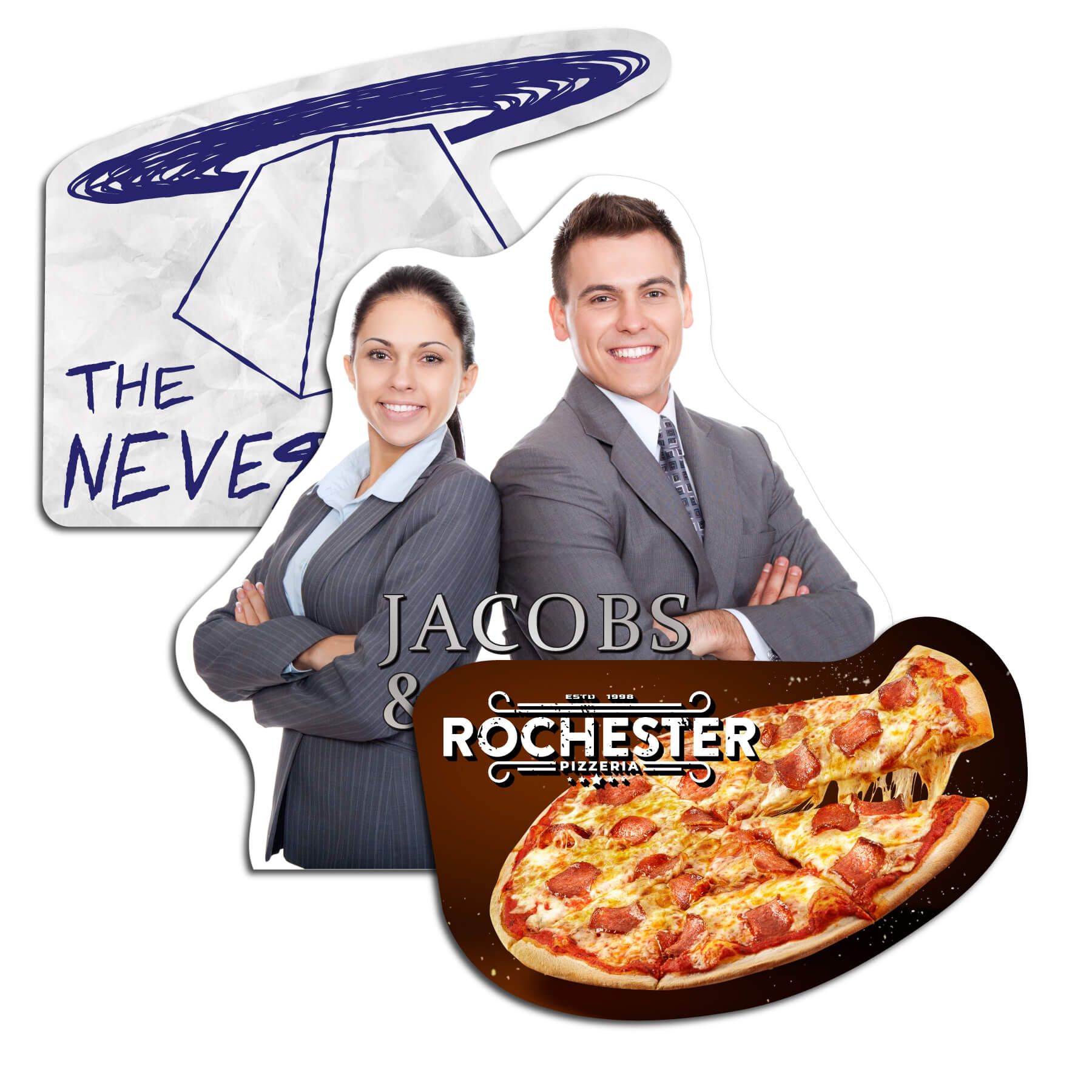 13 Sq. Inch Custom Indoor Magnet 35 Mil 2