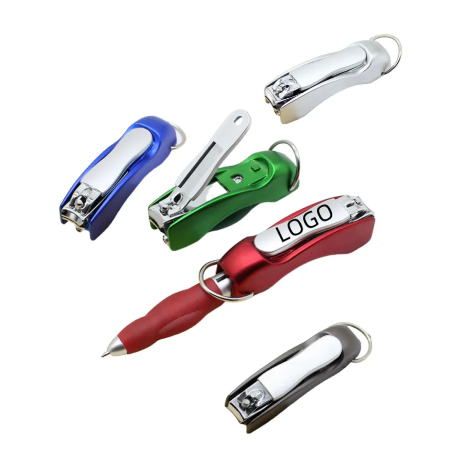 Foldable Nail Clippers Ballpoint Pen 6