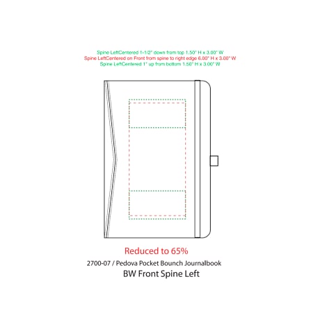 FSC® Mix 5.75" x 8.5" Pedova™ Pocket Bound Journal 128