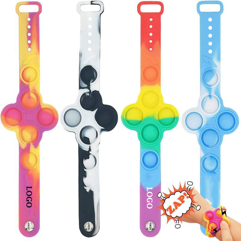 Silicone Bracelet Stress Reliever Pop it Fidget Toy 3