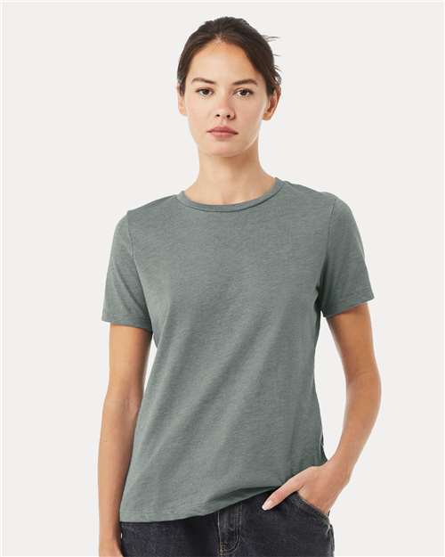 Women's Relaxed Fit Heather CVC Tee - 6400CVC 114