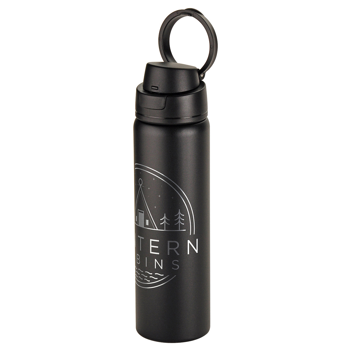 Cabrio 24 oz Recycled Stainless Steel Vacuum Insulated Bottle, custom water bottle with logo imprint 42