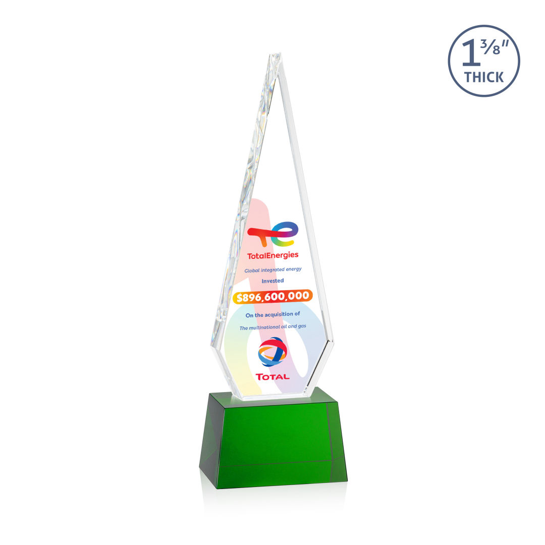 Springfield VividPrint™ Award on Robson Base - Green 7