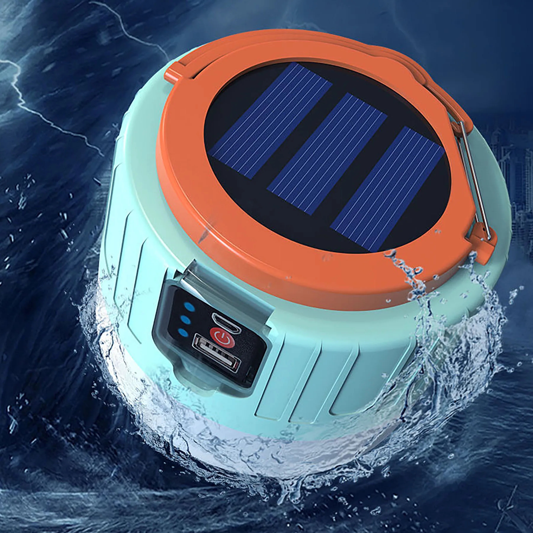 Solar Rechargeable Camping Led Lights 9