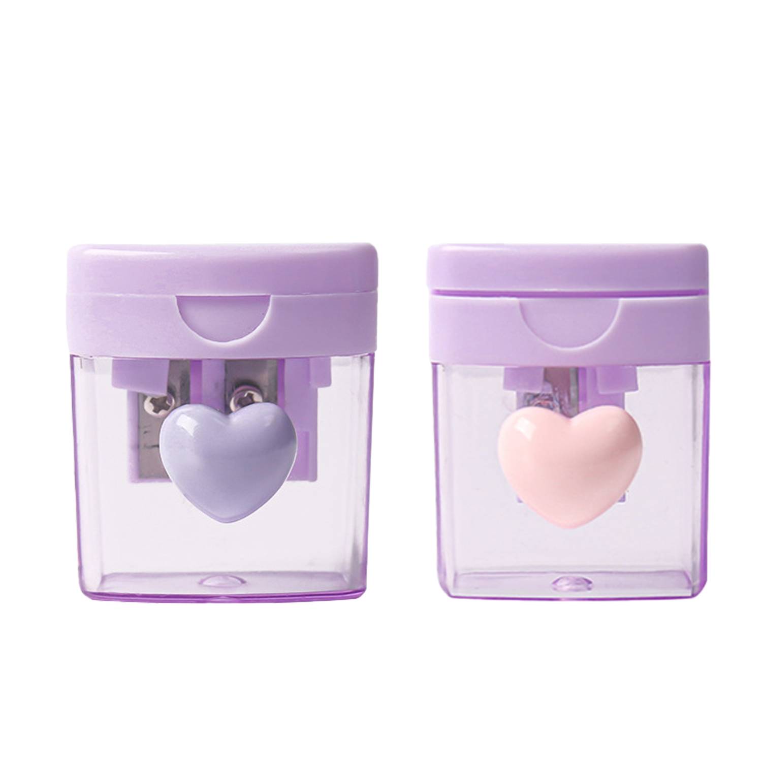 Cute Cartoon Pencil Sharpener with Lid for Kids – Manual 4