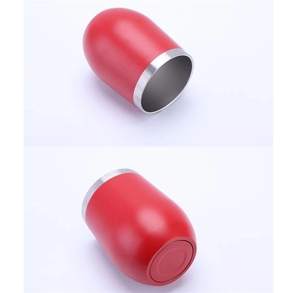12 Oz Engraved Stainless Steel Wine Cup With Lid Can Cooler 4