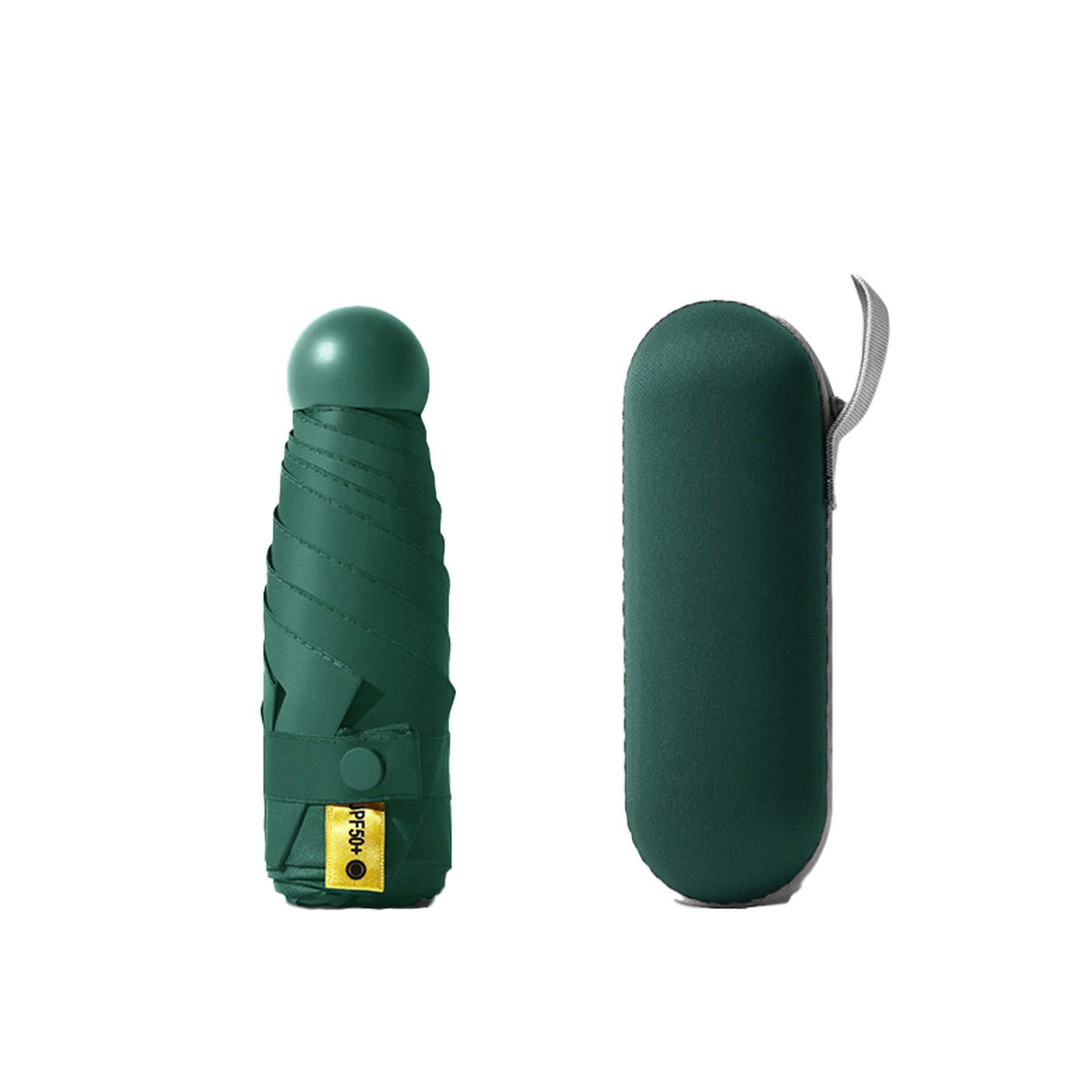 Mini Folding Compact Umbrella With Case 8