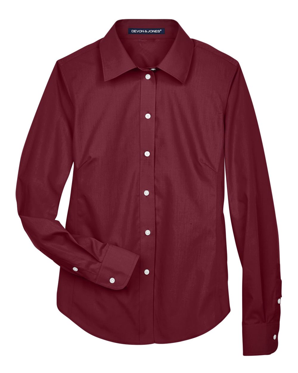 Women's Crown Collection® Broadcloth Woven Dress Shirt - D620W 28