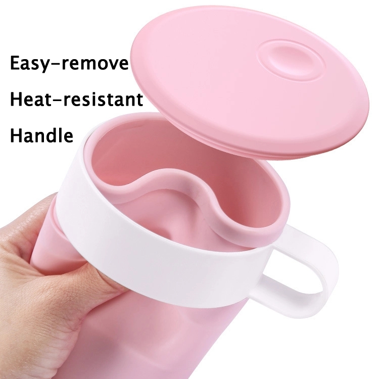 Custom Silicone Foldable Travel Cup & Reusable To-Go Bottle 11