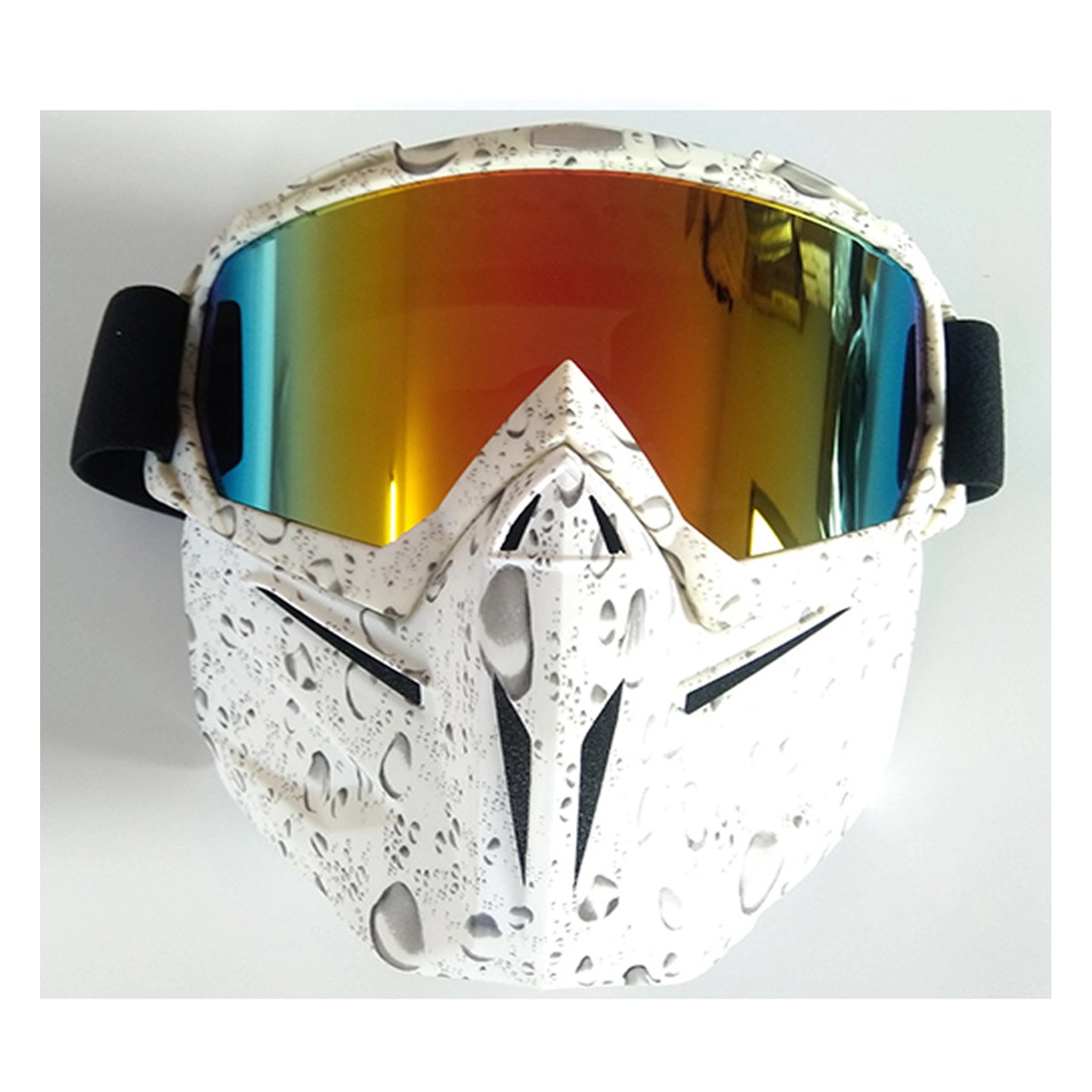 Motorcycle Helmet Riding Goggles Glasses With  Face Mask 3