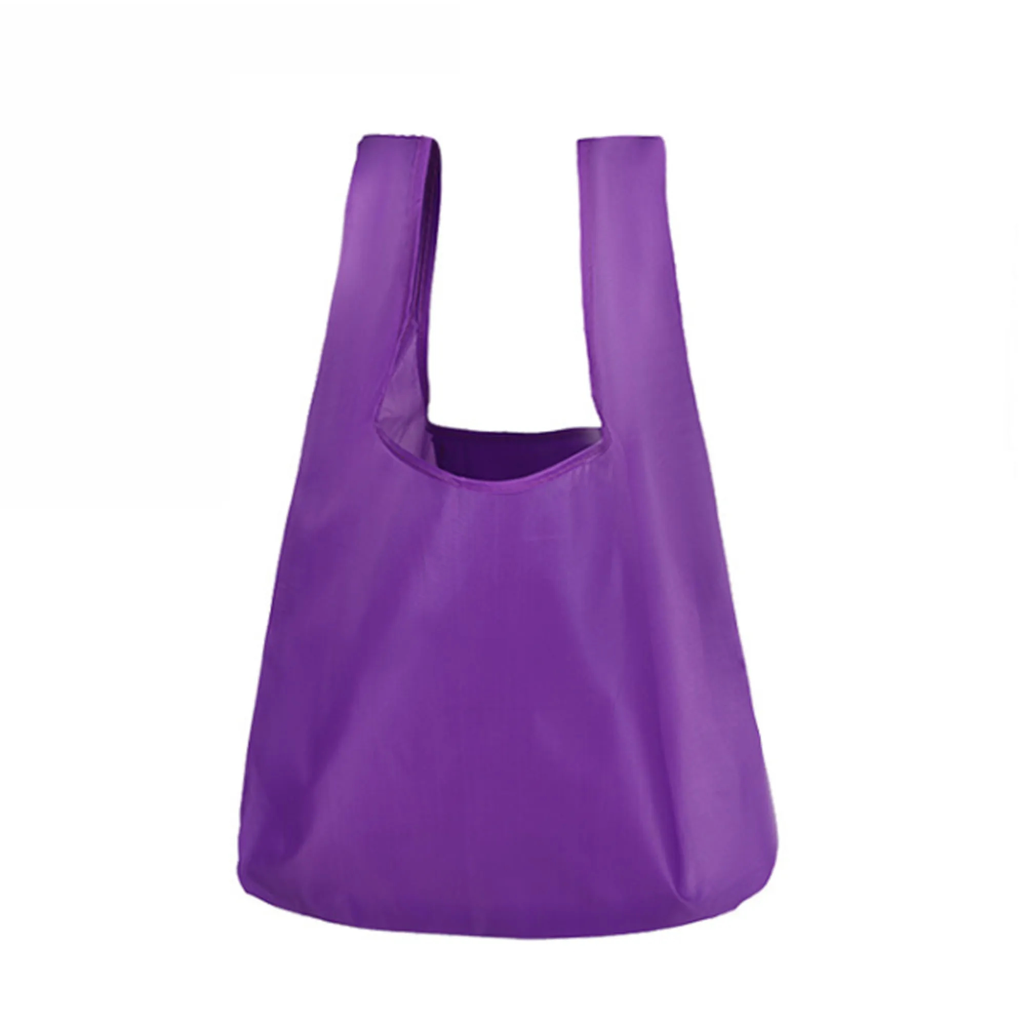Portable Folded Shopping Grocery Tote Bag, custom tote bag with logo imprint 7