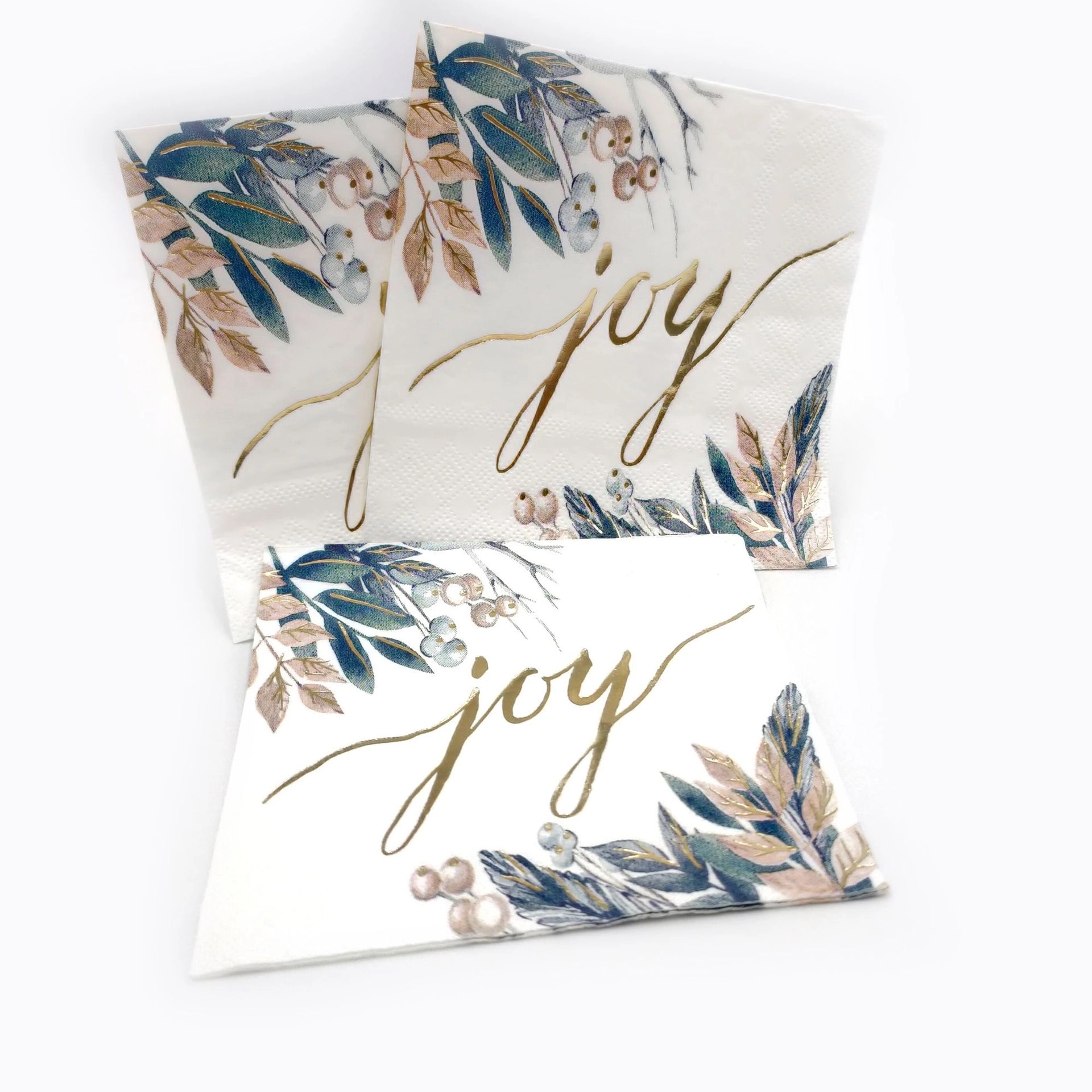 Custom Gold Foil Disposable Paper Napkins 1