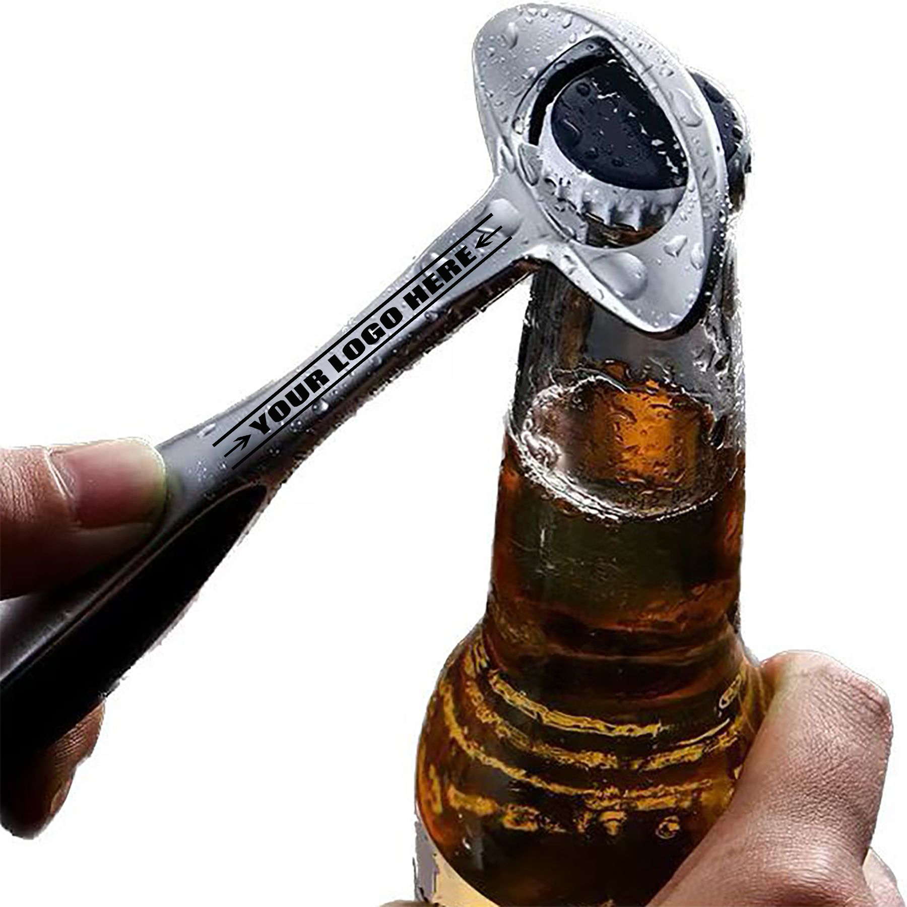 Long-Handled Zinc Alloy Beer Bottle Opener 1