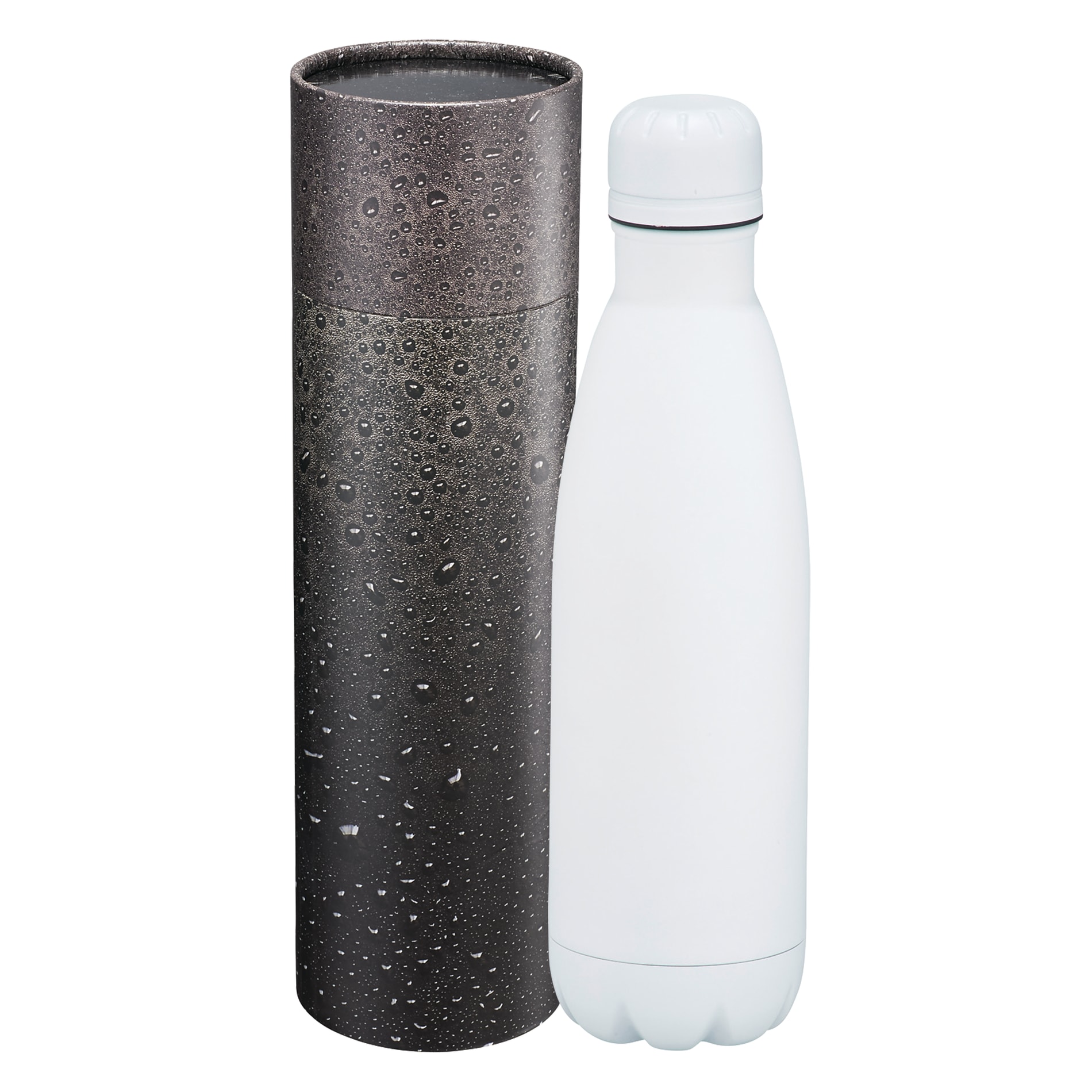 Copper Vac Bottle 17oz With Cylindrical Box, custom water bottle with logo imprint 54