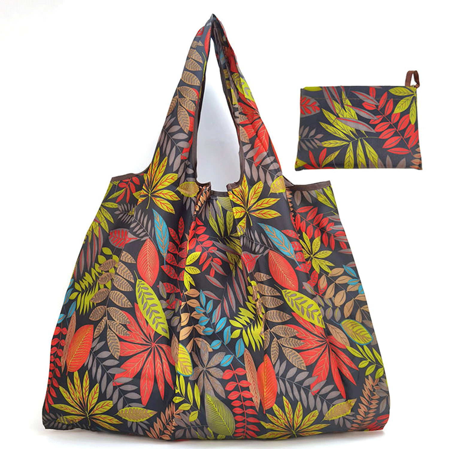 Customize Large Capacity Nylon Shopping Grocery Handbag Tote 8