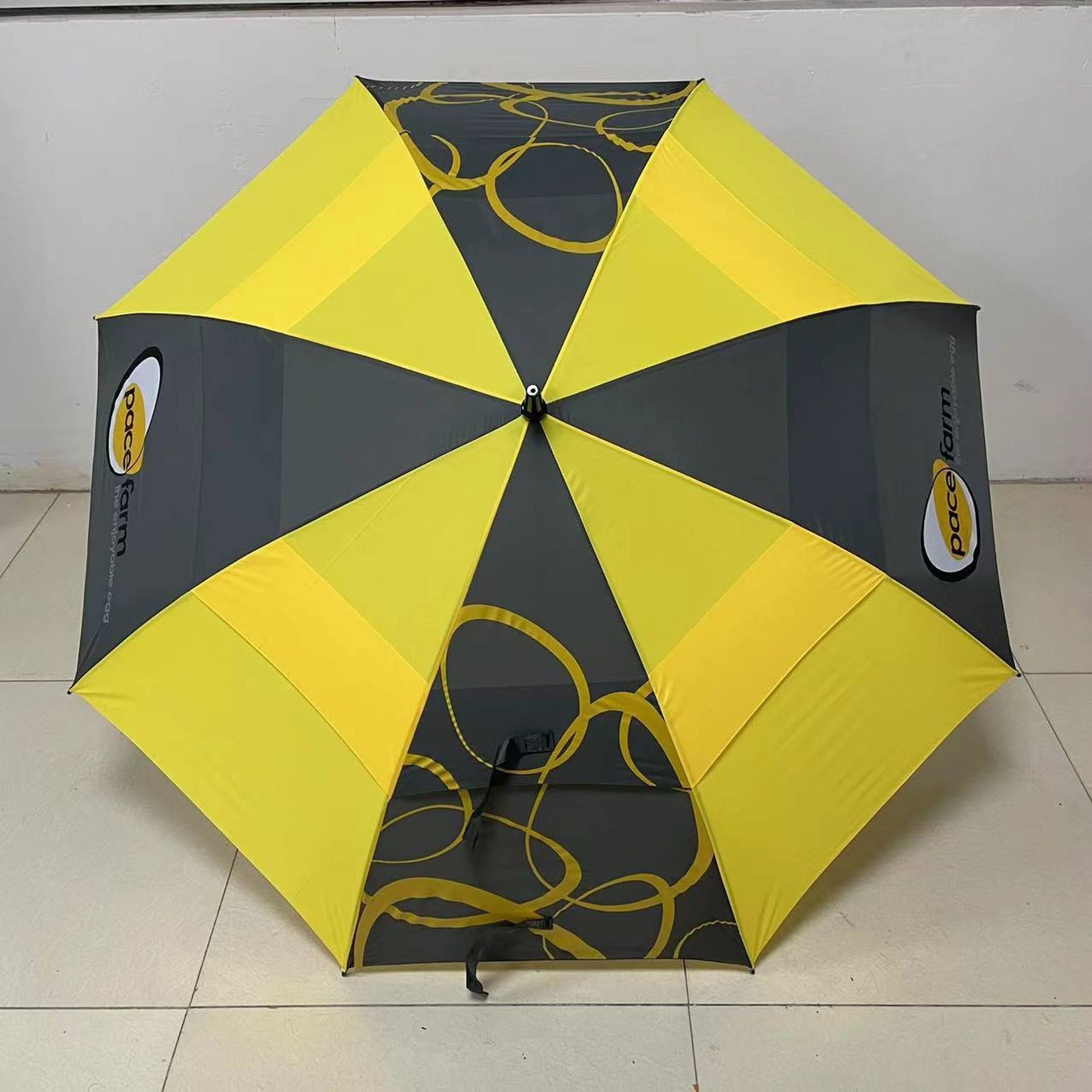 Automatic Open Windproof Golf Umbrella With Double Canopy 19
