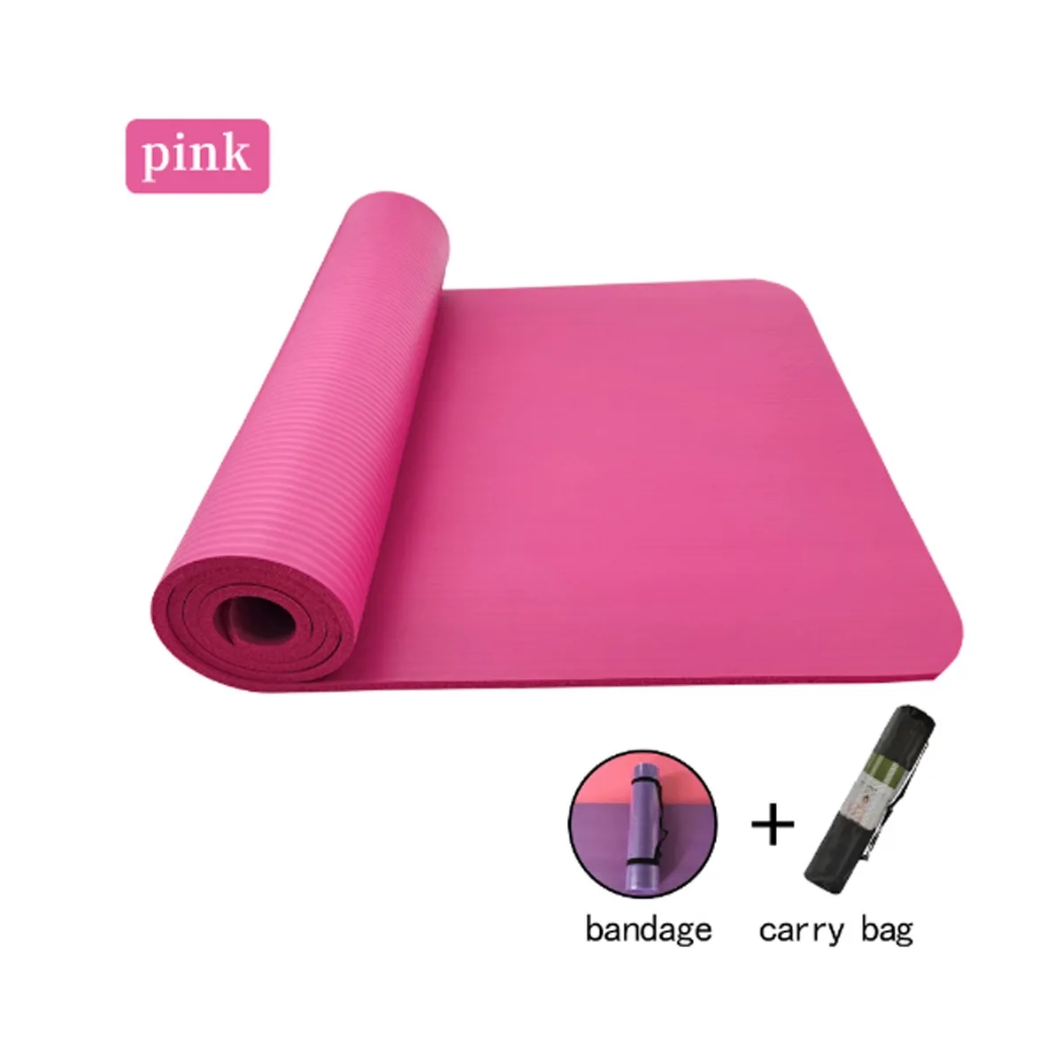 Yoga Mat Non Slip Environmentally Friendly Fitness Exercise 3