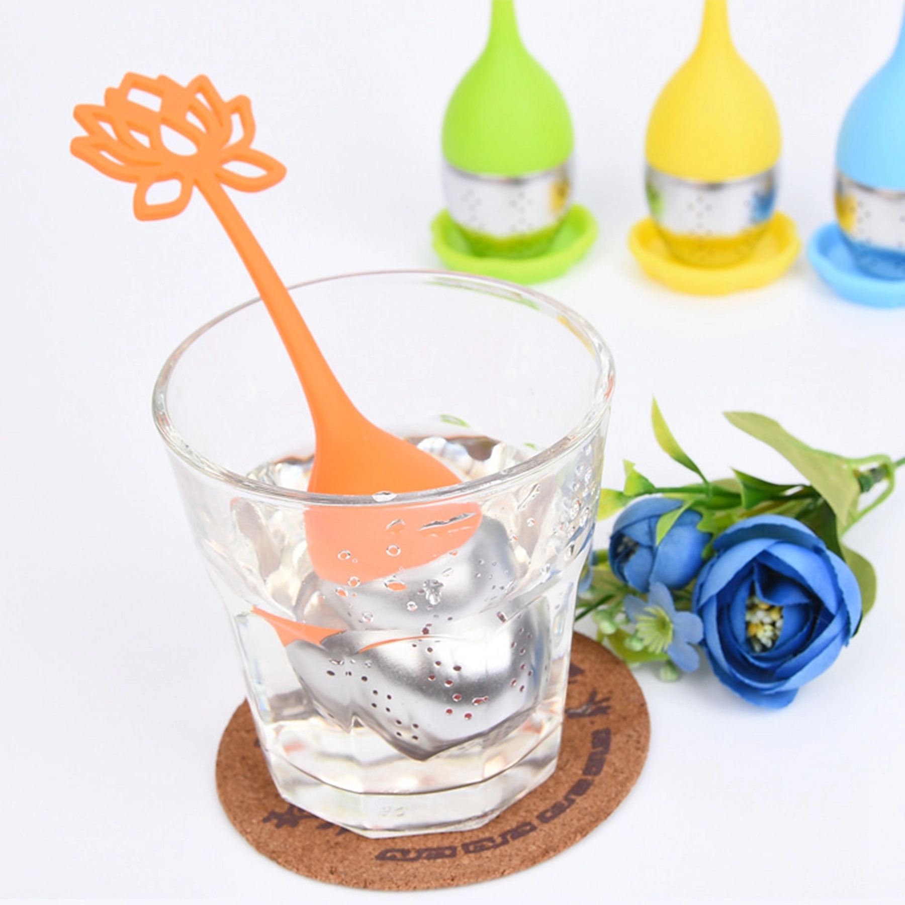 Flower Shape Silicone Tea Infuser 12