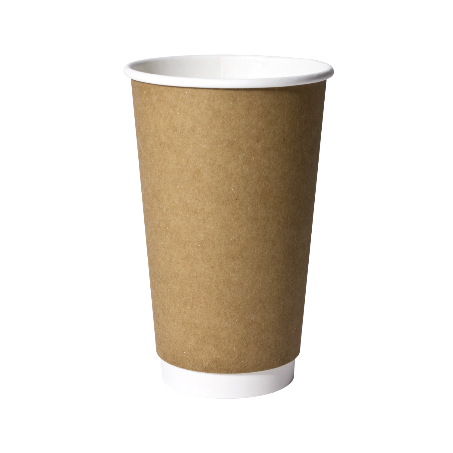 16 oz. Double-Wall Paper Hot Cup - White or Kraft 3