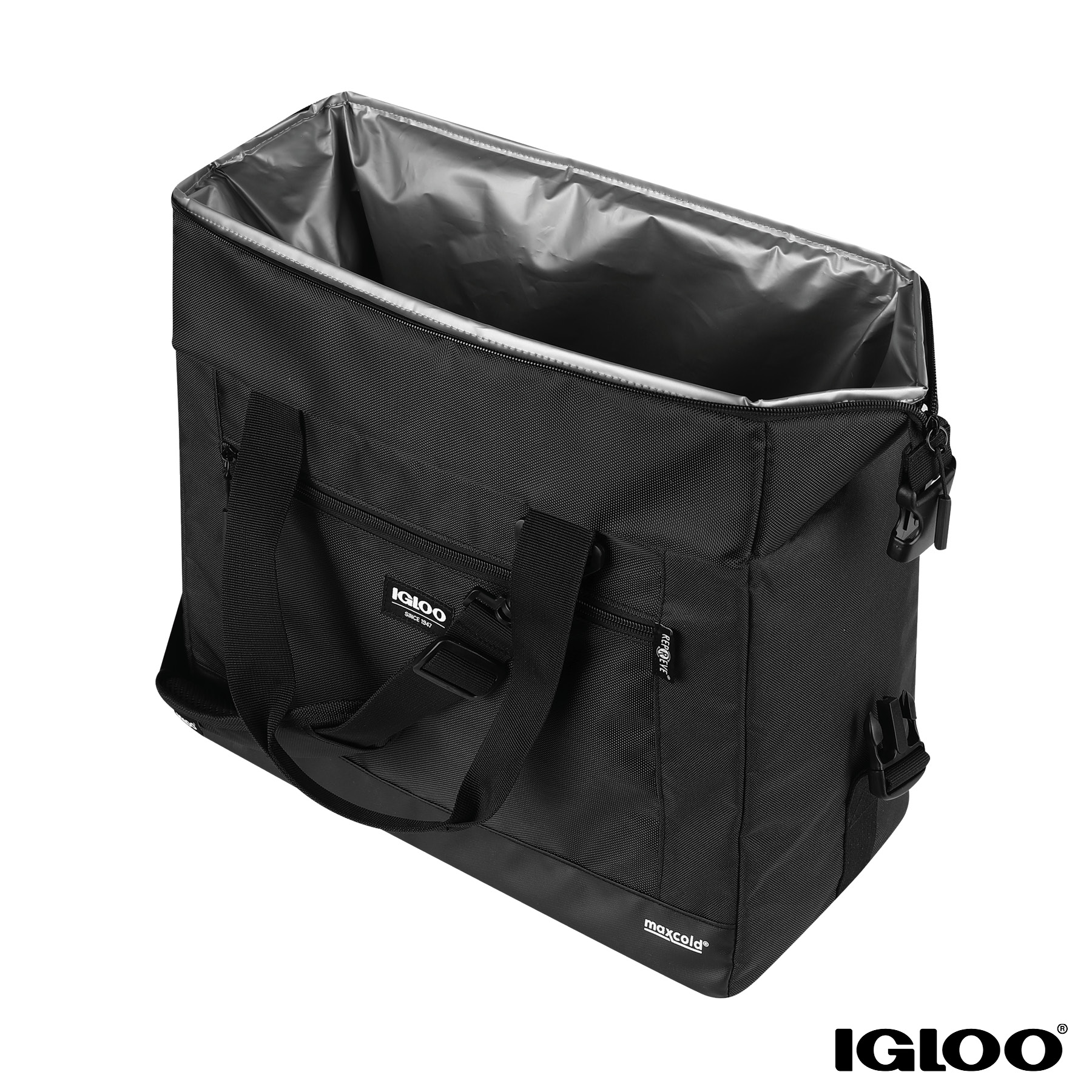 Igloo® MaxCold® Evergreen Snapdown 36-Can RPET Cooler Tote 14