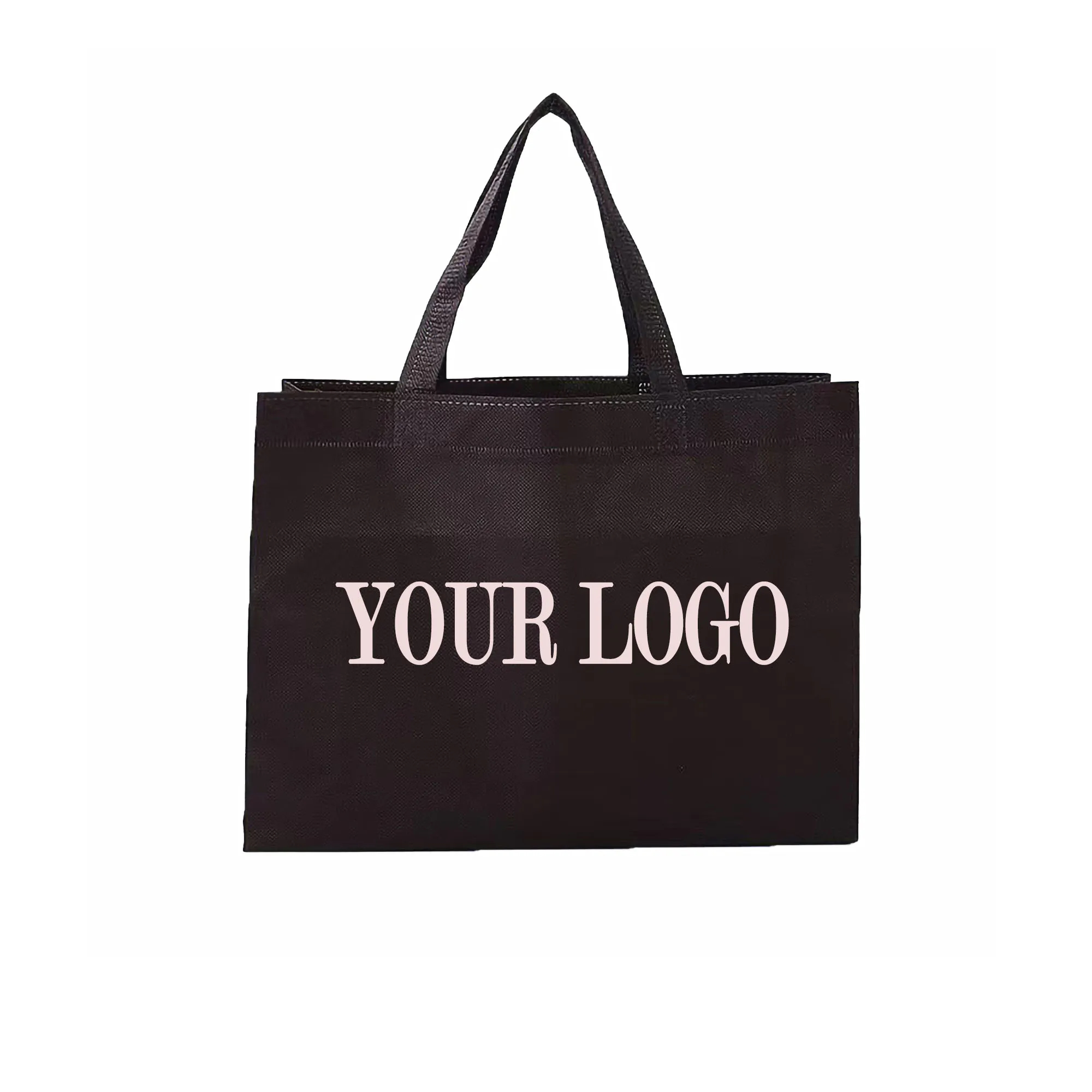 Large Non-woven Grocery Tote Bags MOQ 100pcs 3