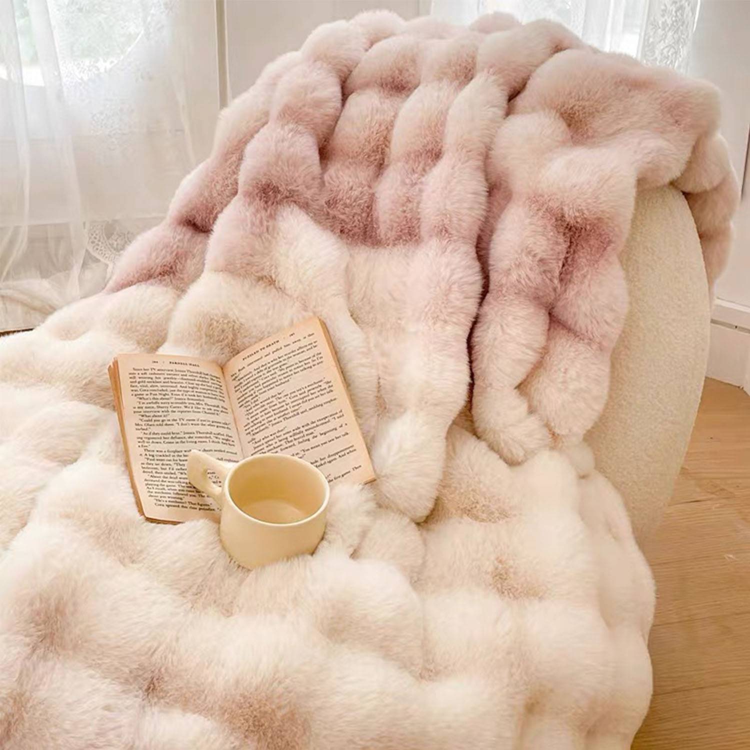 Winter rabit velvet blanket 5