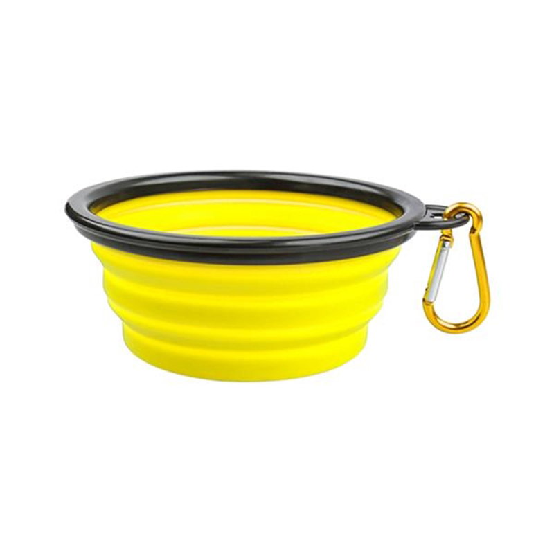 5 1/8 " Folding Pet Bowl With Carabiner 4