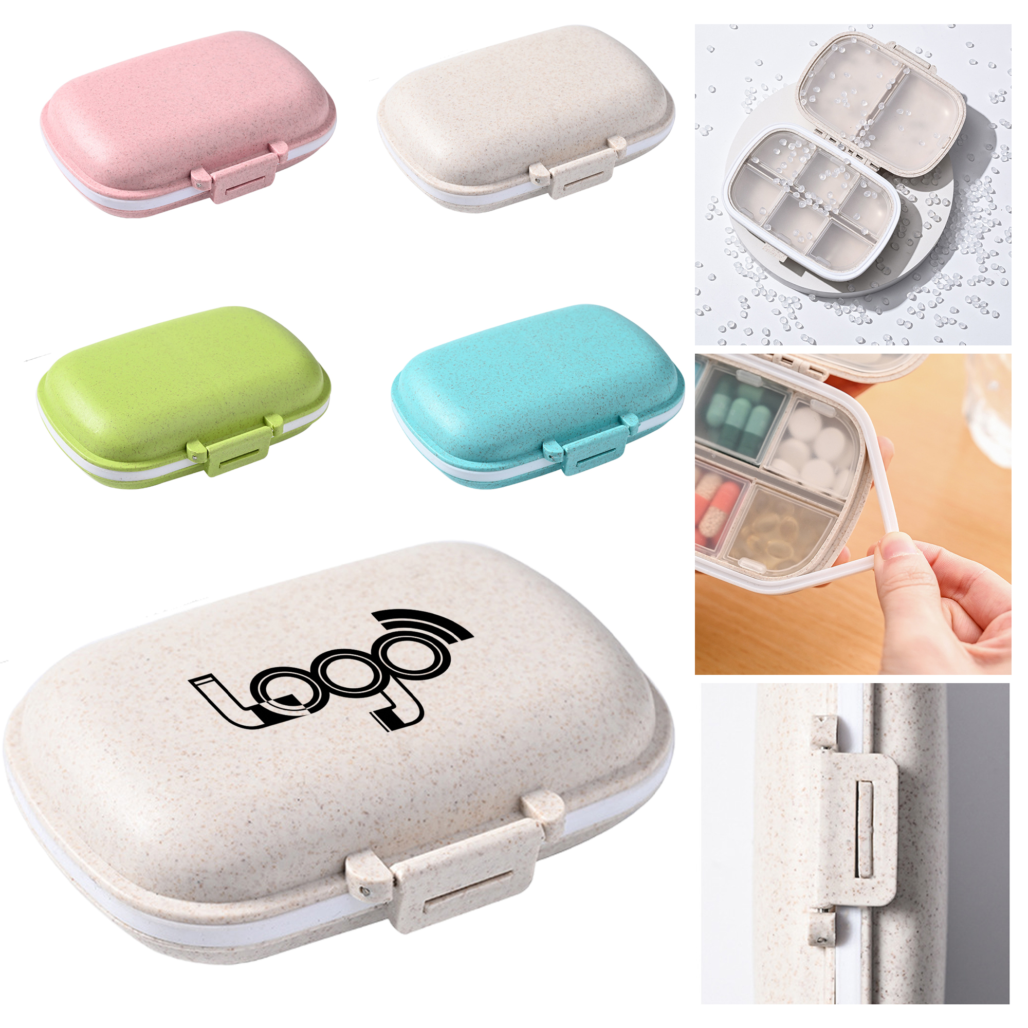 Pastel Color Lightweight Medication Case 4