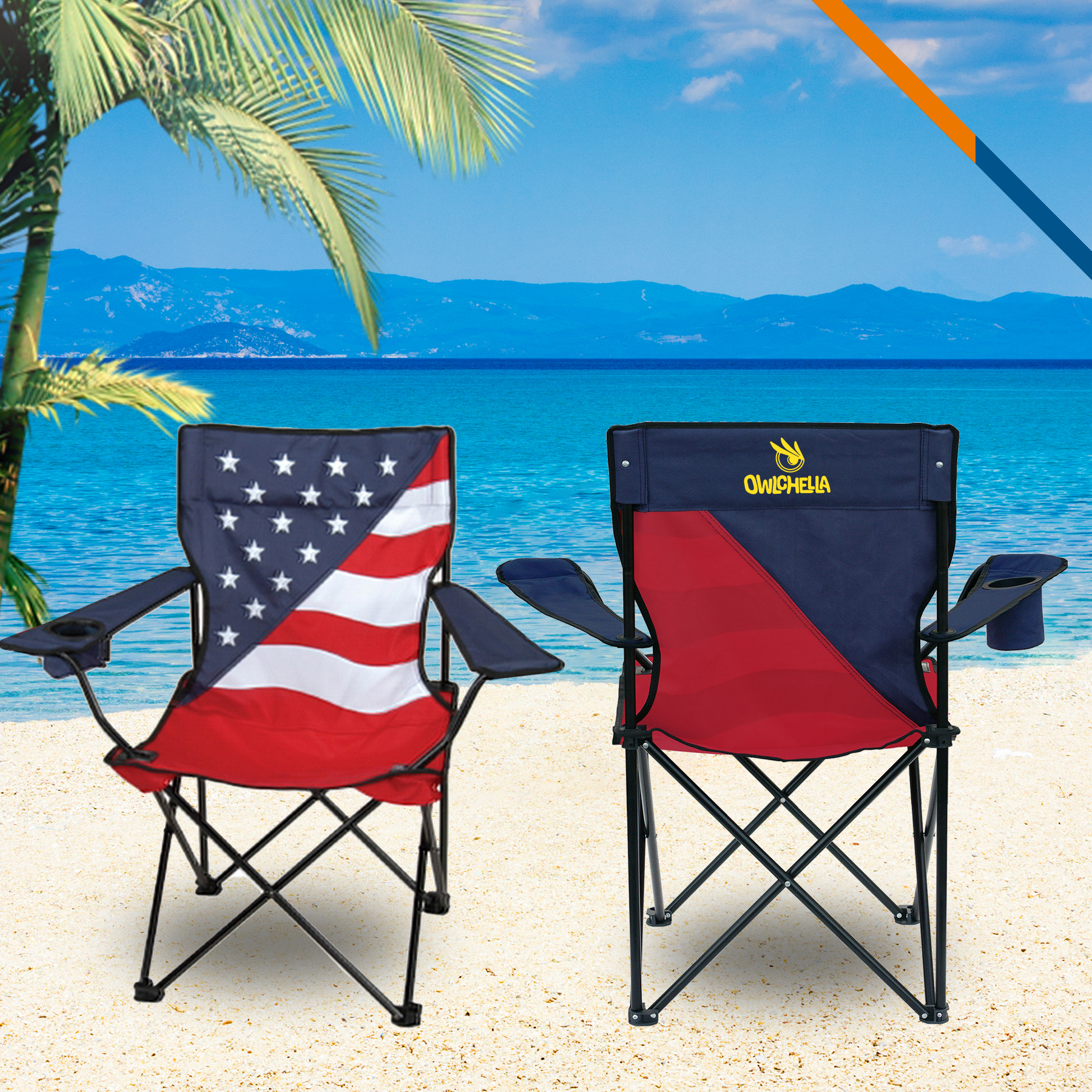 Nacia Patriotic Foldable Chair 5