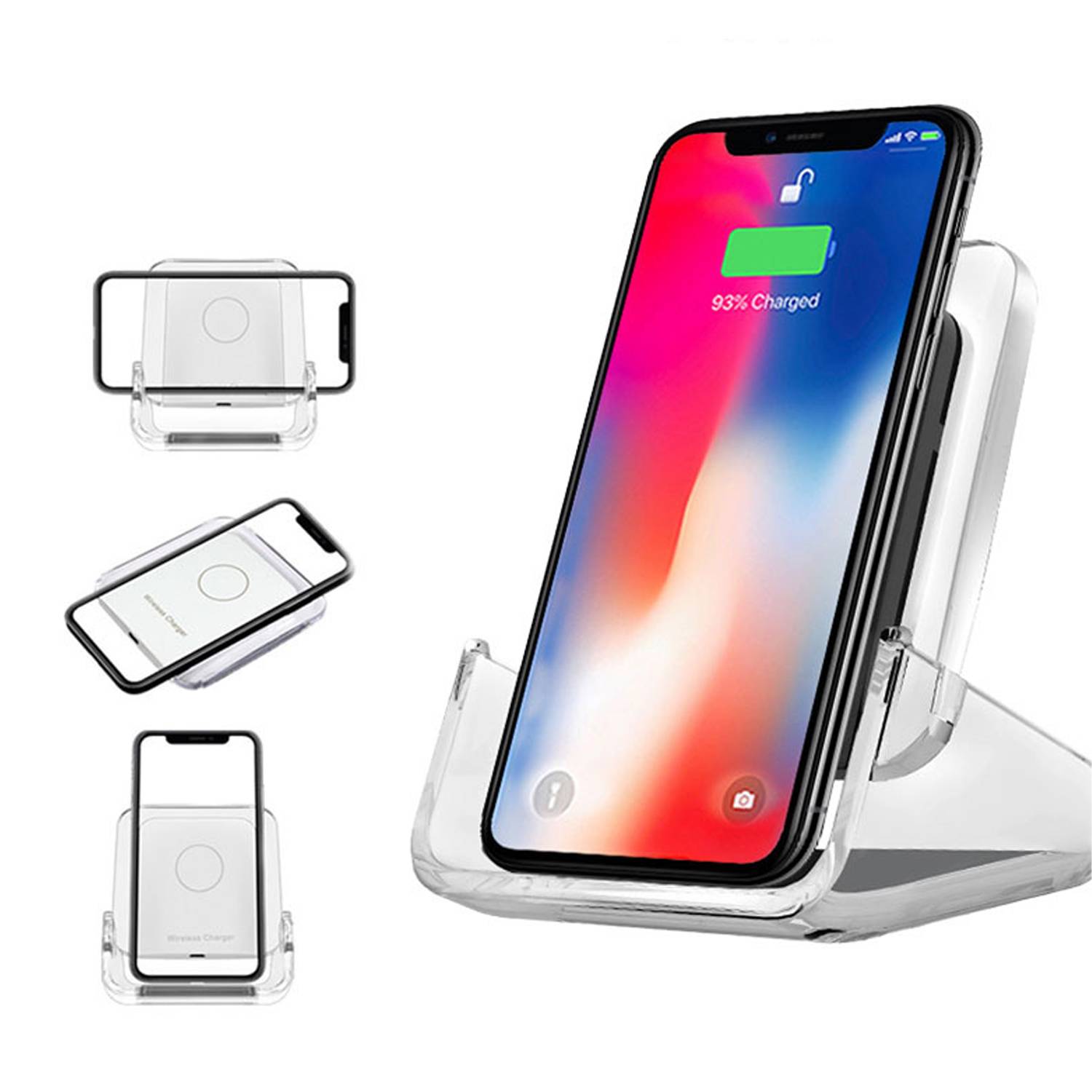 2 In 1 Wireless Charging w/ Phone Holder 8