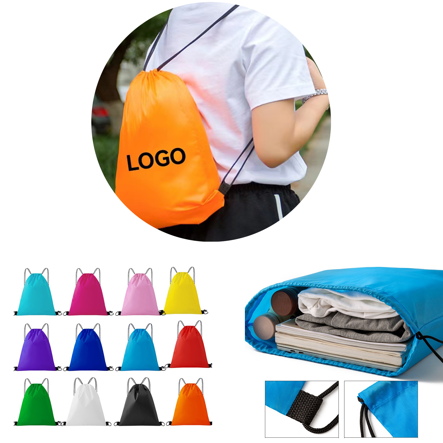 Polyester Drawstring Bag 1