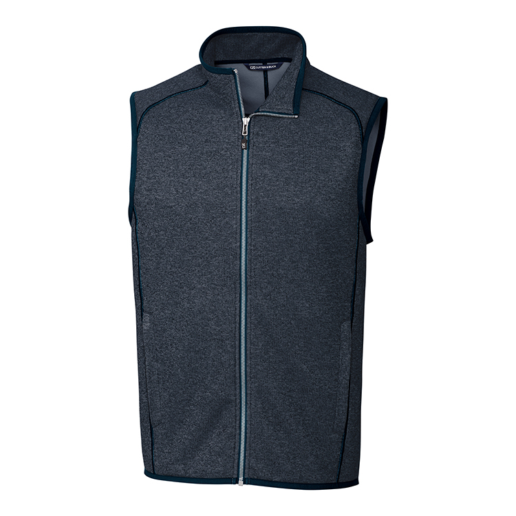 Cutter & Buck Mainsail Sweater-Knit Mens Full Zip Vest 2