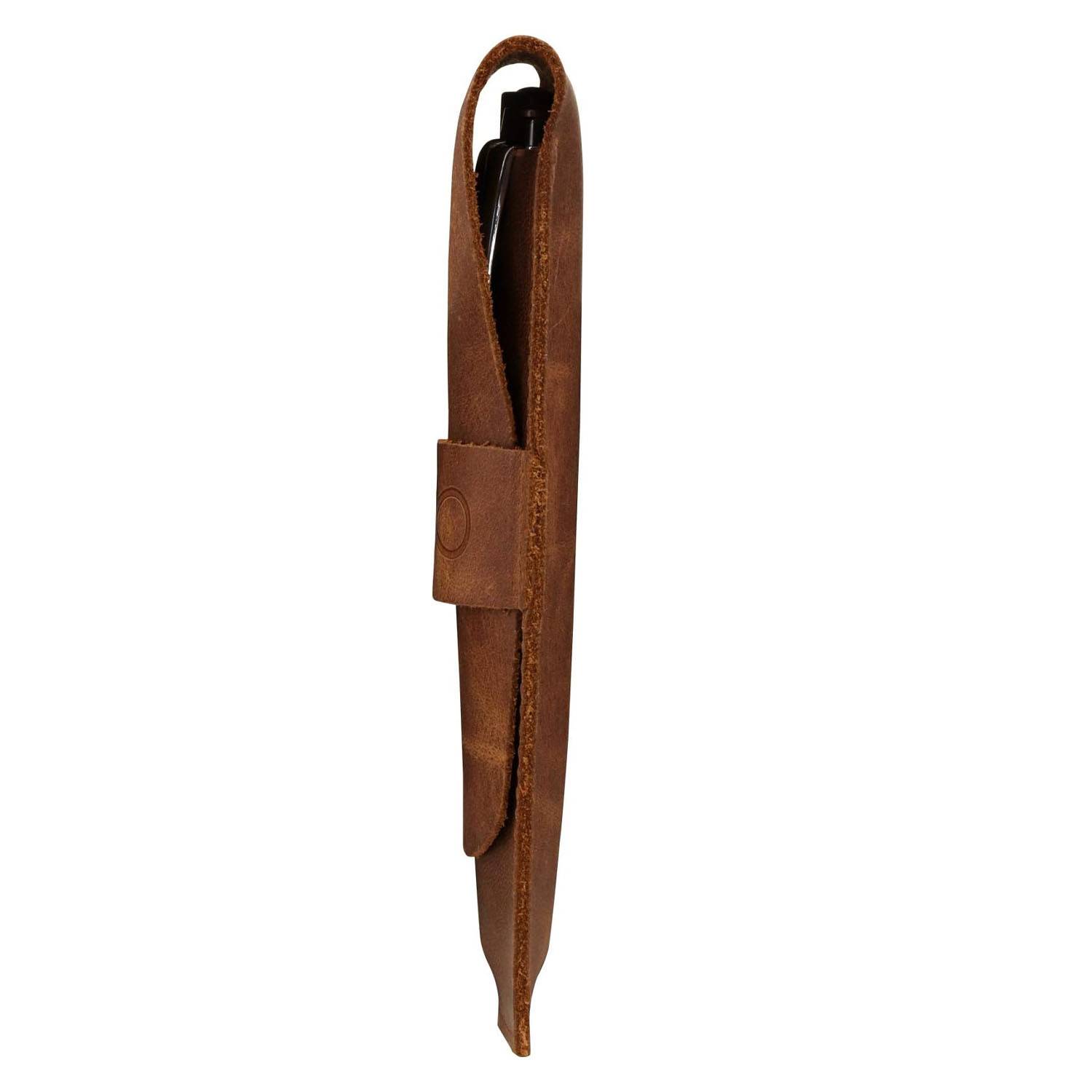 Leather Pen Case with Sleeve Cover 5