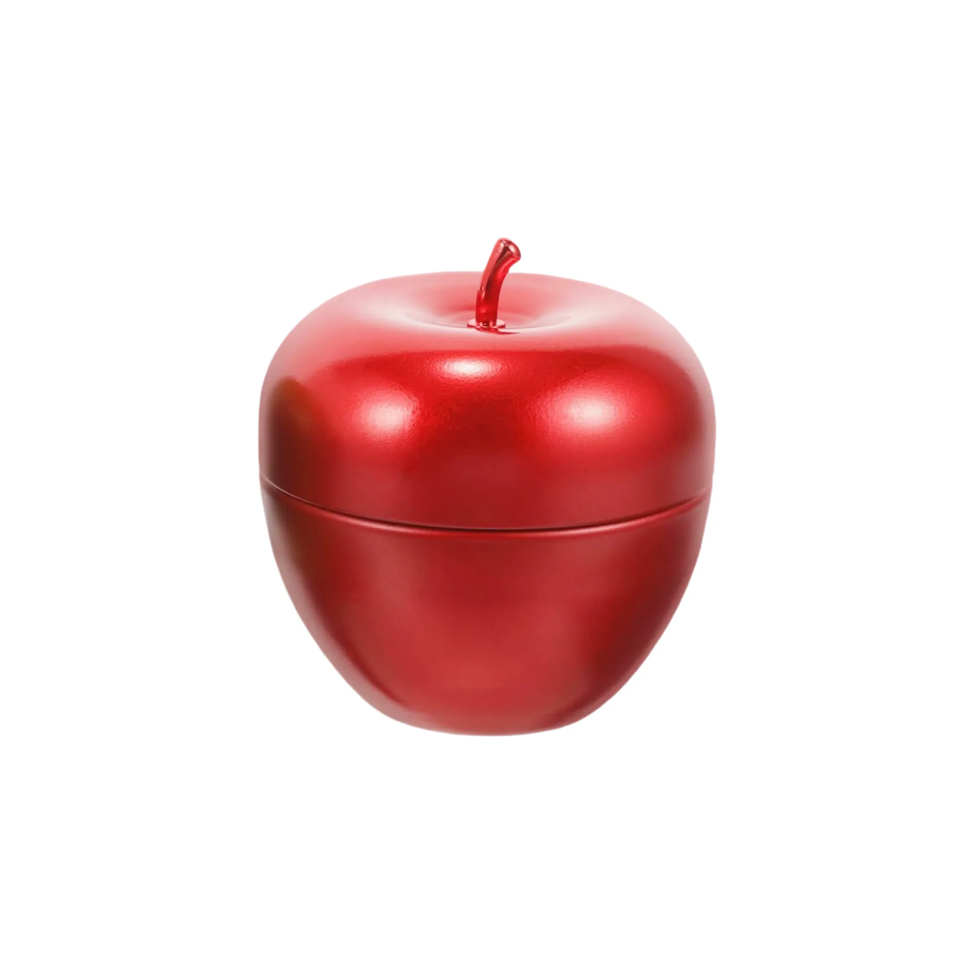 Metal Canister Apple Shaped Tinplate Candy Box Coffee Tin 5